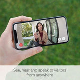 Ring Video Doorbell Gen 2 Satin Nickel, imported from the UK