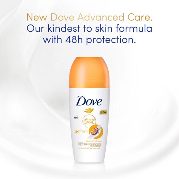 Dove Adv Antiperspirant Deodorant Roll on Passion fruit 50ml GOODS Superdrug   