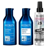 REDKEN Extreme Shampoo, Conditioner and One United Multi-Benefit Leave In Conditioner Bundle GOODS Boots   