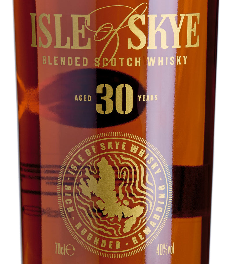 Isle of Skye Brewing 30-Year-Old Blended Scotch Whisky 70cl, UK version