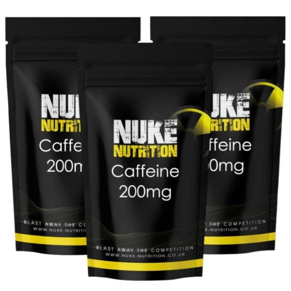 Nuke Nutrition Caffeine Tablets 200mg - 180ct