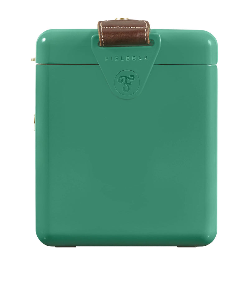 Fieldbar mini bar cooler box with leather sling 4L - British product