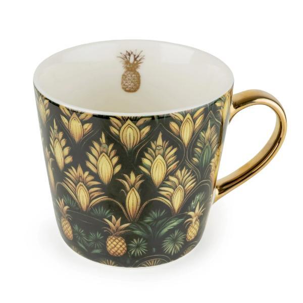 Candlelight Black Deco Historic Royal Palaces mug 400ml - British product