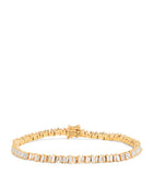 Suzanne Kalan yellow gold diamond mini tennis bracelet (British brand)