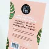 Paper Plane Bath Salts Day Clementine and Grapefruit 400g GOODS Superdrug   