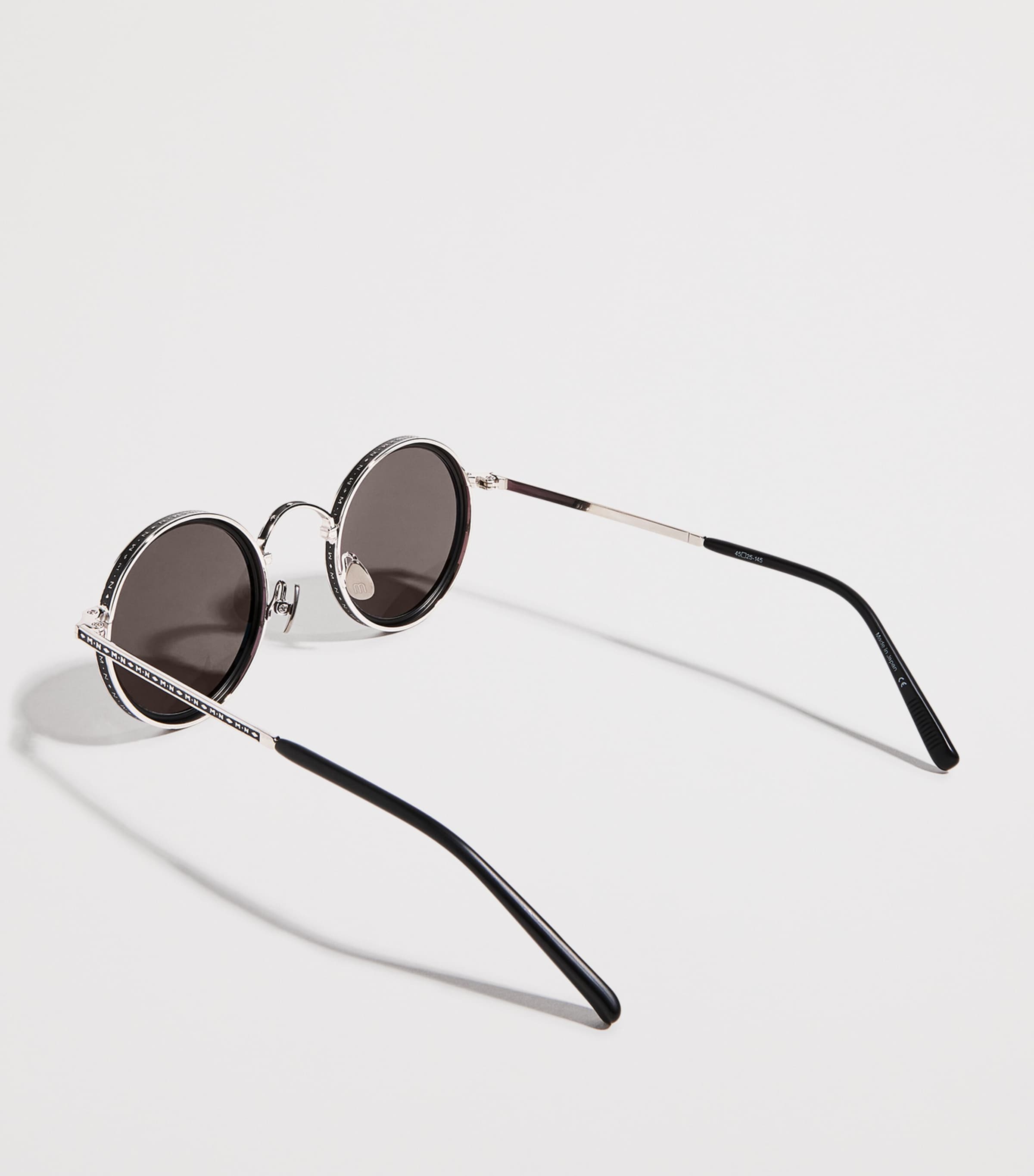 Matsuda M3100 runde Sonnenbrille handgefertigt Titan, UK-Version