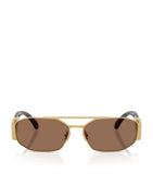 Versace metal rectangle sunglasses VE2287 - British product