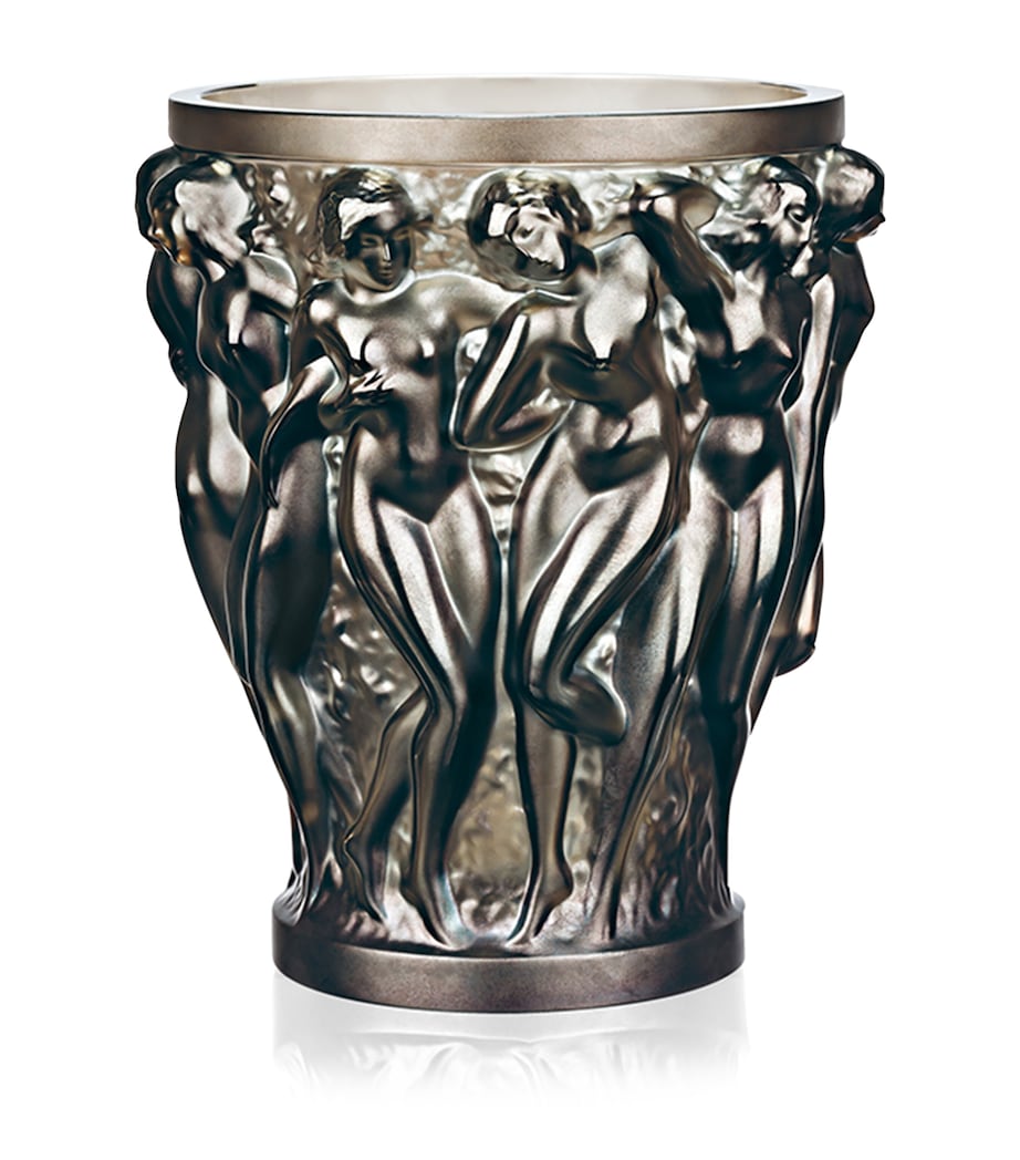 Lalique Small Bacchantes Vase 14.5cm crystal - British product