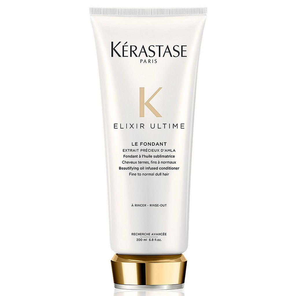 Kérastase Elixir Ultime Oil-Infused Conditioner, For Fine to Normal Dull Hair, Shine Activating, With Argan Oil, 200ml