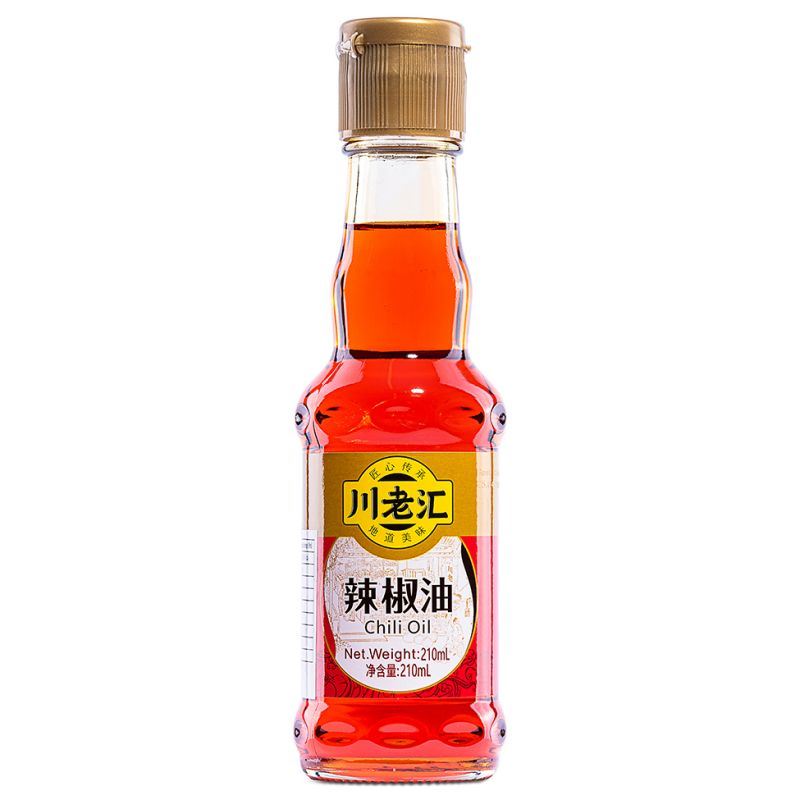 Chuan Lao Hui chilli oil with 16% chilli - British product