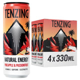 TENZING Natural Energy Pineapple & Passionfruit BCAA Pack   4 x 330ml