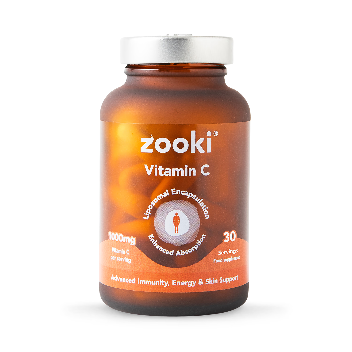 Zooki Liposomal Vitamin C capsules 60 count (British brand)