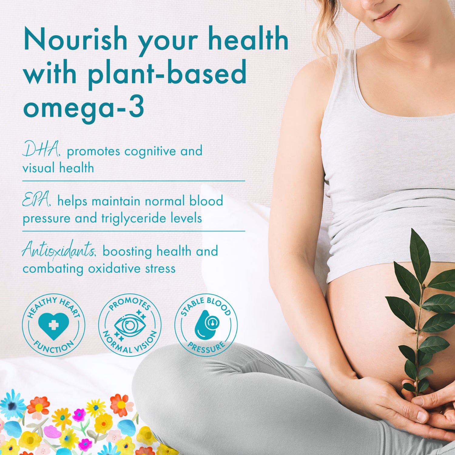 Fruitful Vegan Omega-3 DHA + EPA softgels 30 count, UK version