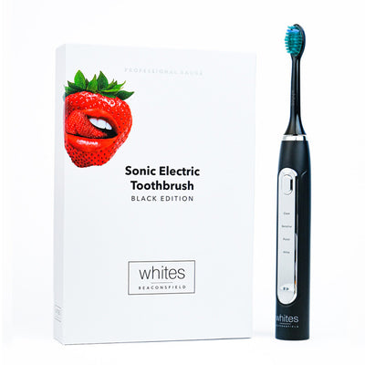 Superdrug Whites Beaconsfield Black Sonic Electric Toothbrush- Buy online at McGrocer
