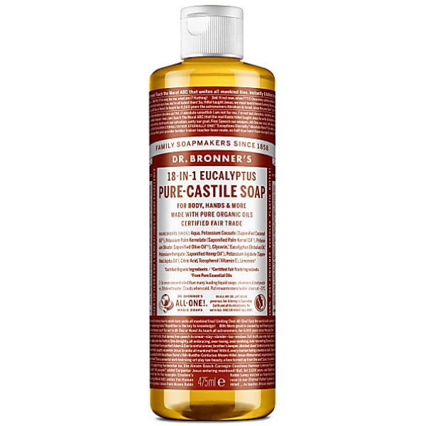 Dr Bronner Eucalyptus Castile Liquid Soap - 473ml GOODS Superdrug   