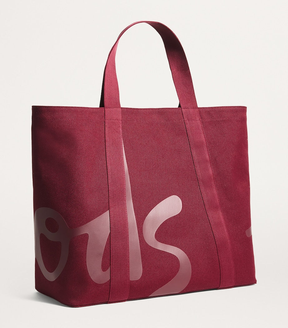 Harrods large cotton logo tote bag, UK version