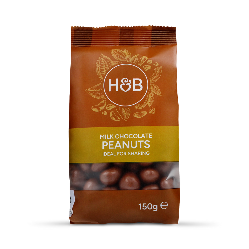 Holland & Barrett Milk Chocolate Peanuts 150g, UK version