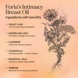 Foria Intimacy Breast Oil with Organic Botanicals 60ml GOODS Superdrug   