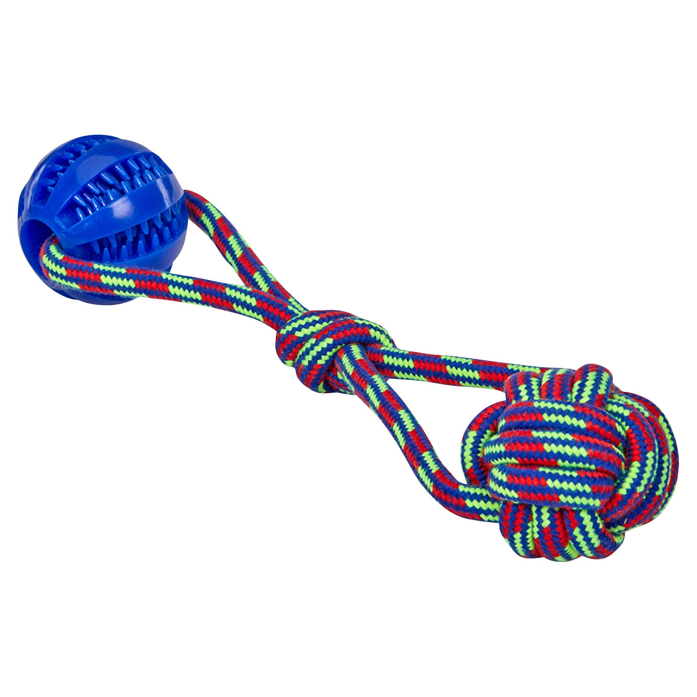 Petface Toyz Treat Ball on Rope GOODS Sainsburys   