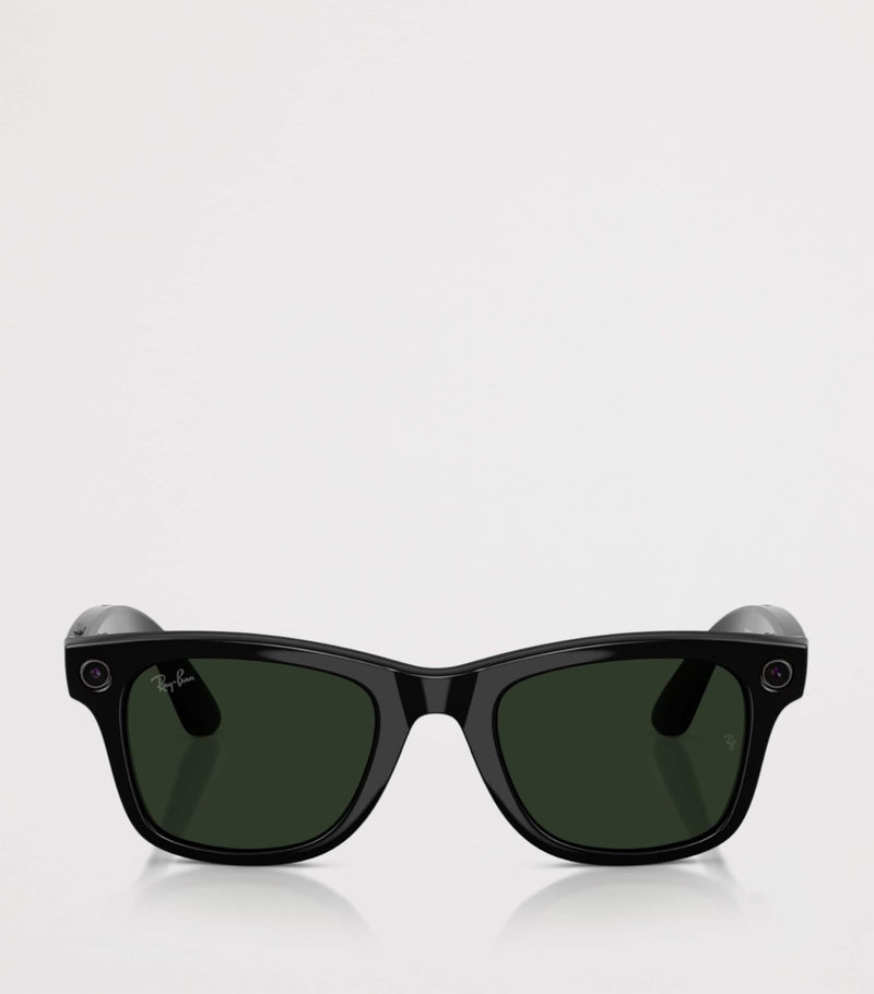 Ray-Ban Meta Wayfarer AI sunglasses with transition lenses, imported from the UK