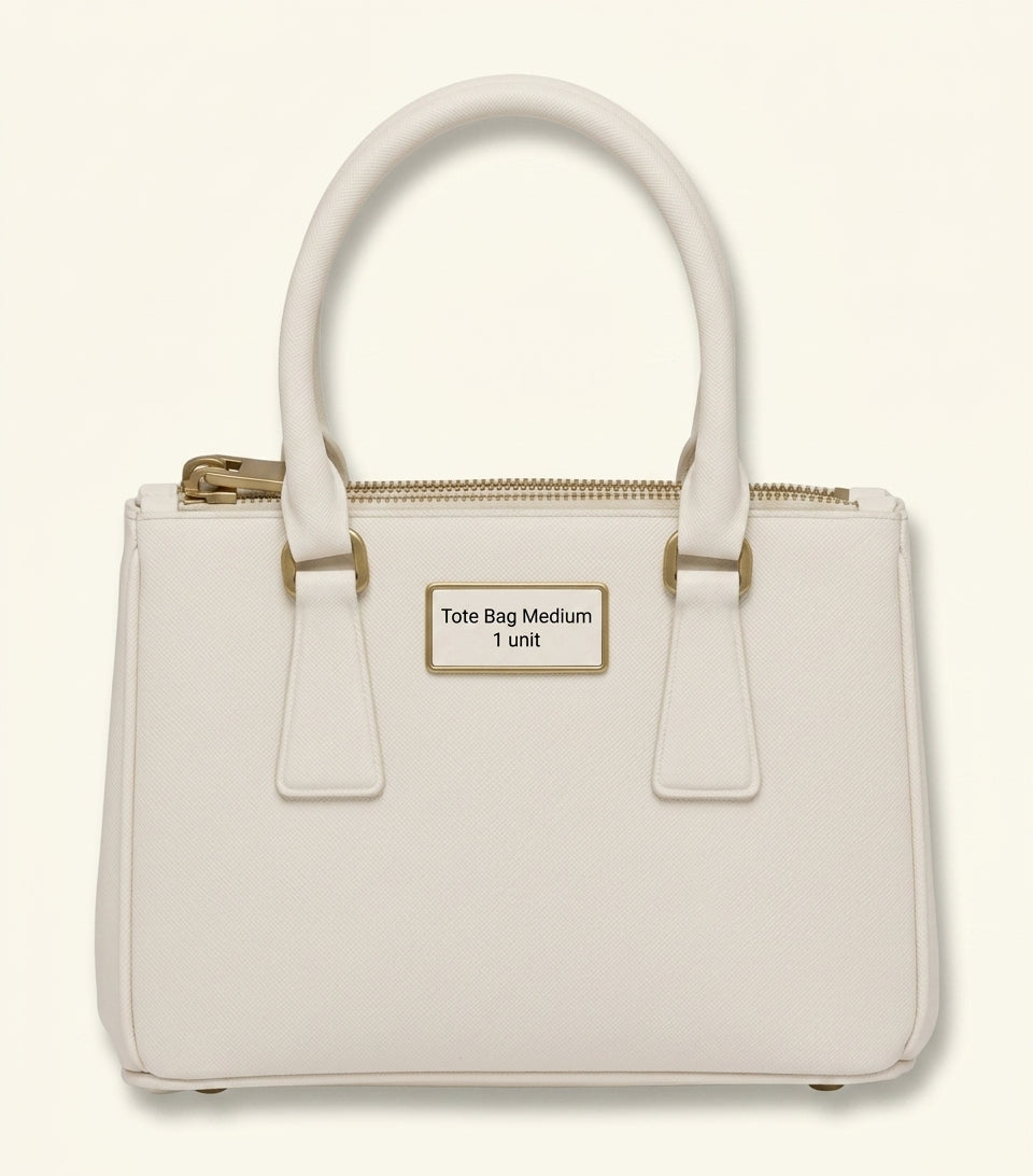 Prada mini Galleria top-handle leather handbag, imported from the UK