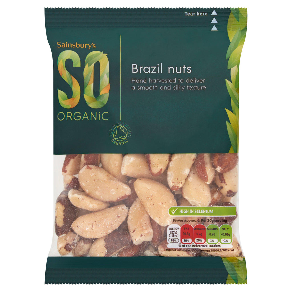 Sainsbury's Brazil Nuts, SO Organic 200g