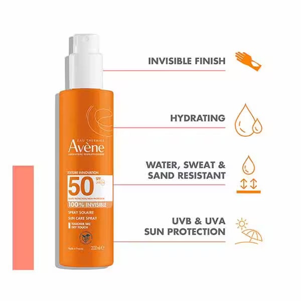 Avène Very High Protection Spray SPF50+ Sun Cream 200ml - British product
