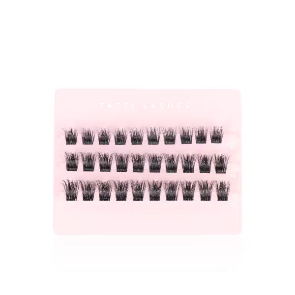 Tatti Lashes Full Volume Pre-Glued Individual Clusters (British brand)