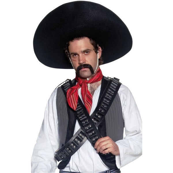 Smiffys authentic Mexican bandit sombrero black (British brand)