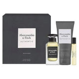 Abercrombie & Fitch Authentic Man EDT gift set 100ml 15ml 200ml (British brand)