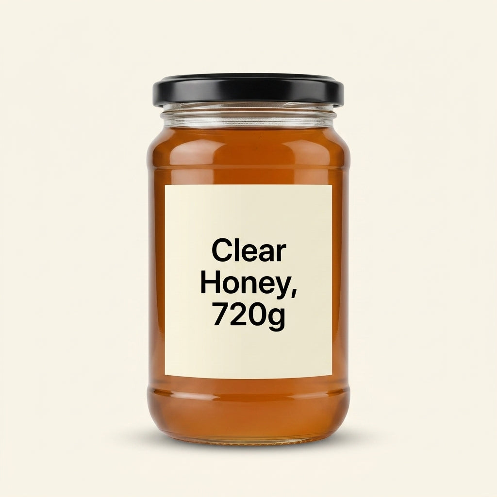 Holland & Barrett Pure Clear Honey 720g jar, UK version