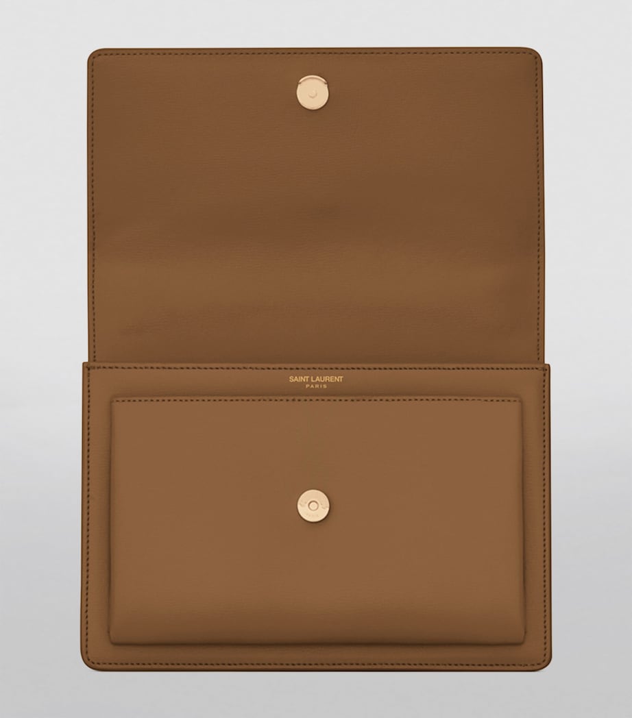 Saint Laurent Medium Sunset Shoulder Bag calf leather, UK version