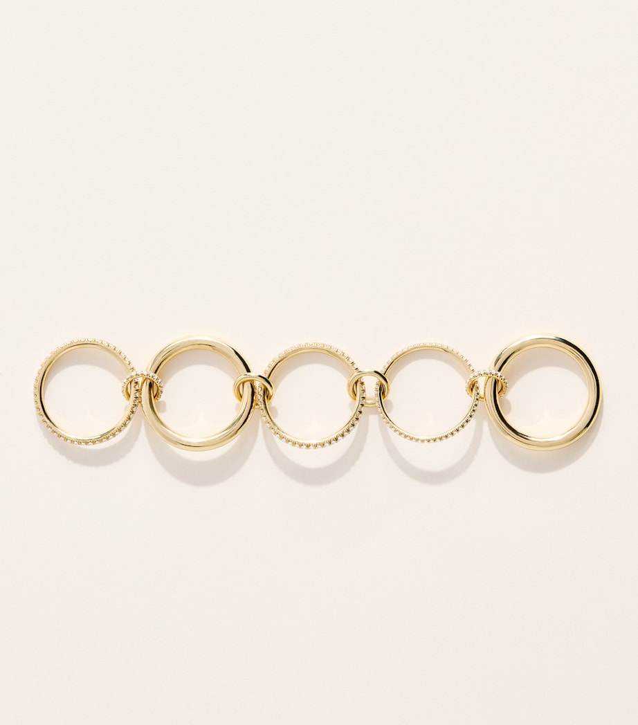 Spinelli Kilcollin yellow gold diamond Aquarius ring, UK version