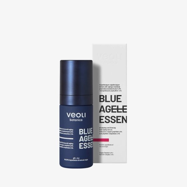 Veoli Botanica anti-aging serum Blue Ageless Essence 30ml, imported from the UK