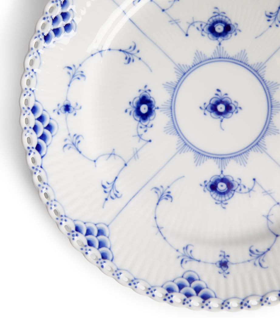 Royal Copenhagen Blue Fluted Full Lace plate 19cm, imported from the UK