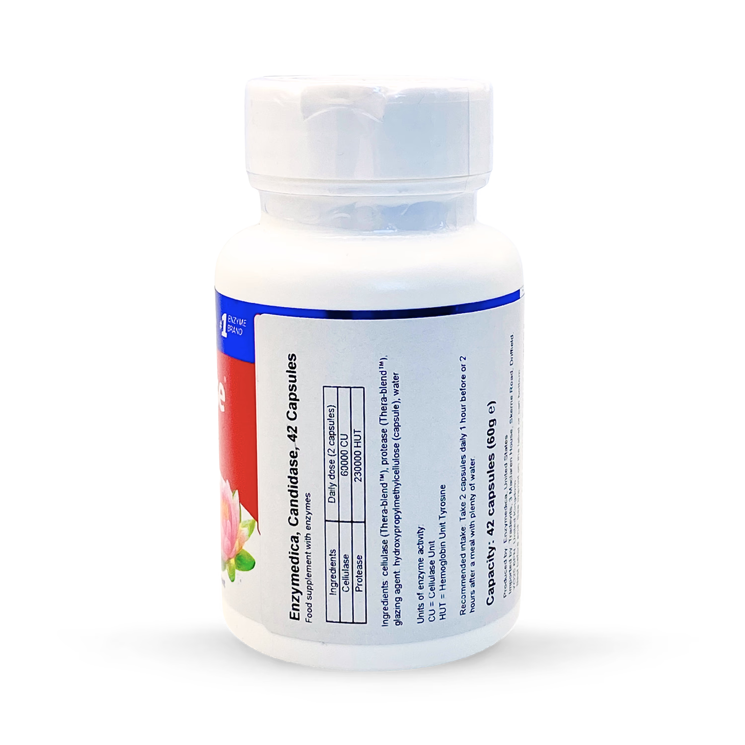 Enzymedica Candidase supplement 42 capsules, UK version