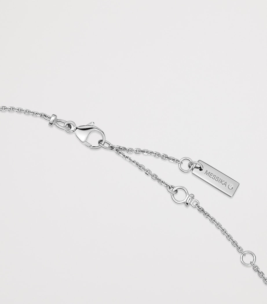 Messika Joy diamond necklace in white gold, imported from the UK