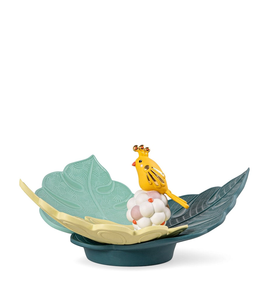 Lladró Utopical porcelain centrepiece 42cm - British product
