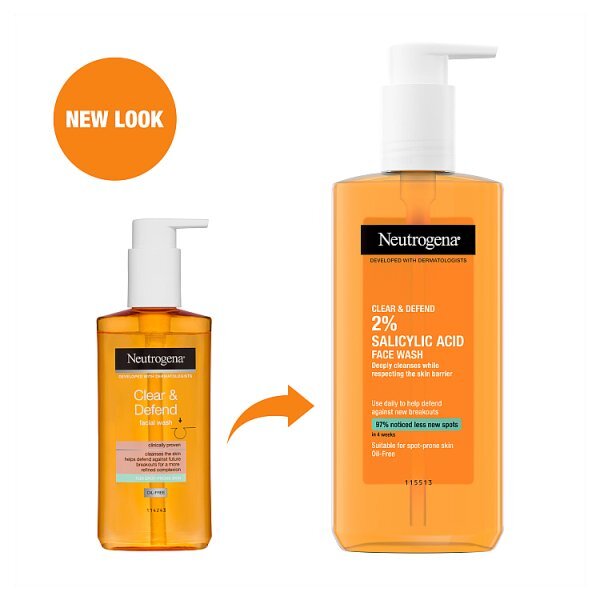 Neutrogena® Clear & Defend Facial Wash 200ml GOODS Superdrug   