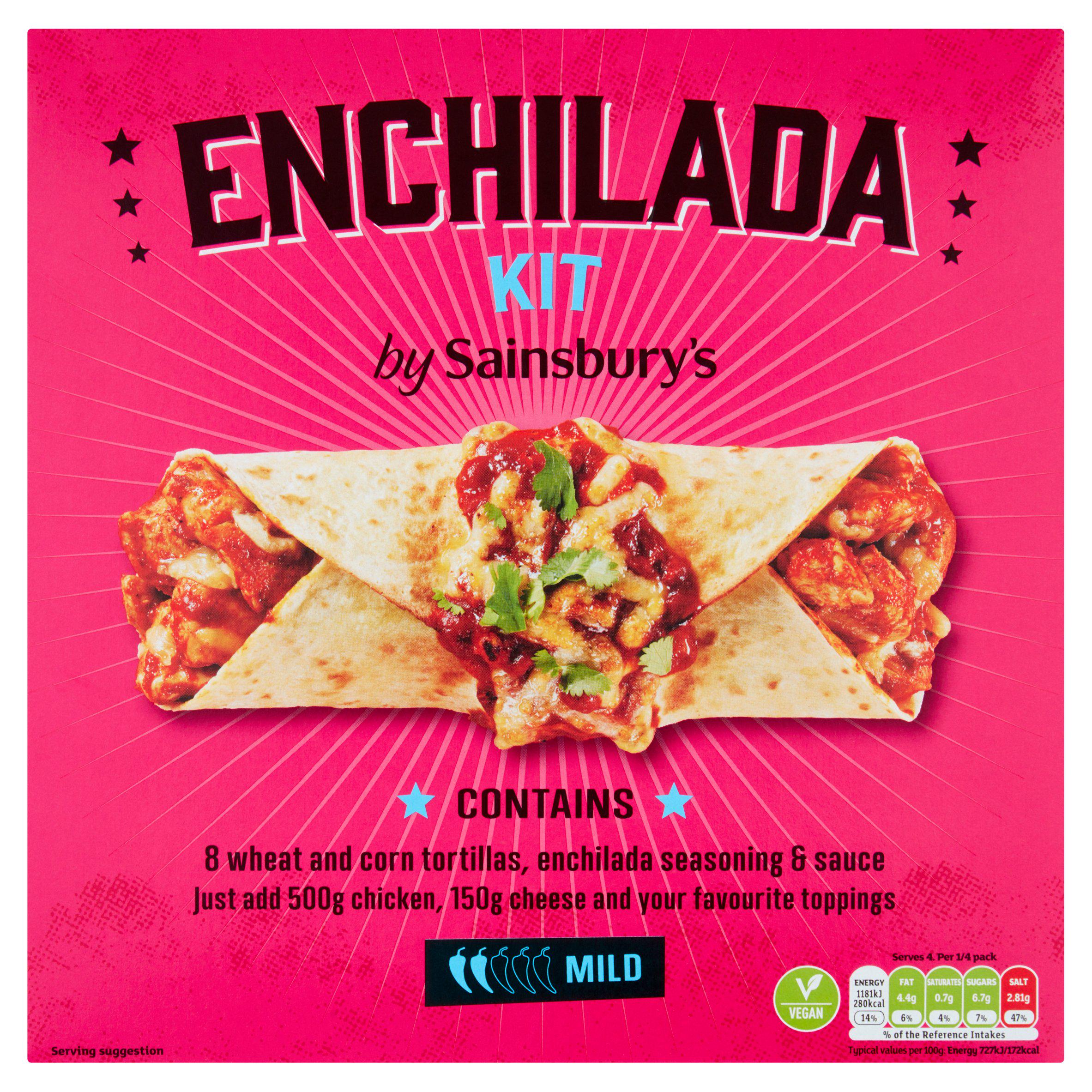 Sainsbury's Enchilada Kit 650g Mexican Sainsburys   