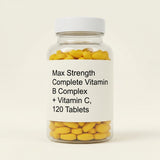 Holland & Barrett B Complex Vitamin C 120 Tablets, imported from the UK
