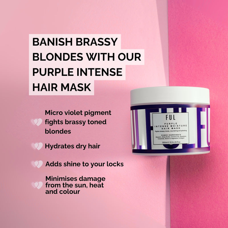 Ful Purple Intense Moisture hair mask 300ml - British product