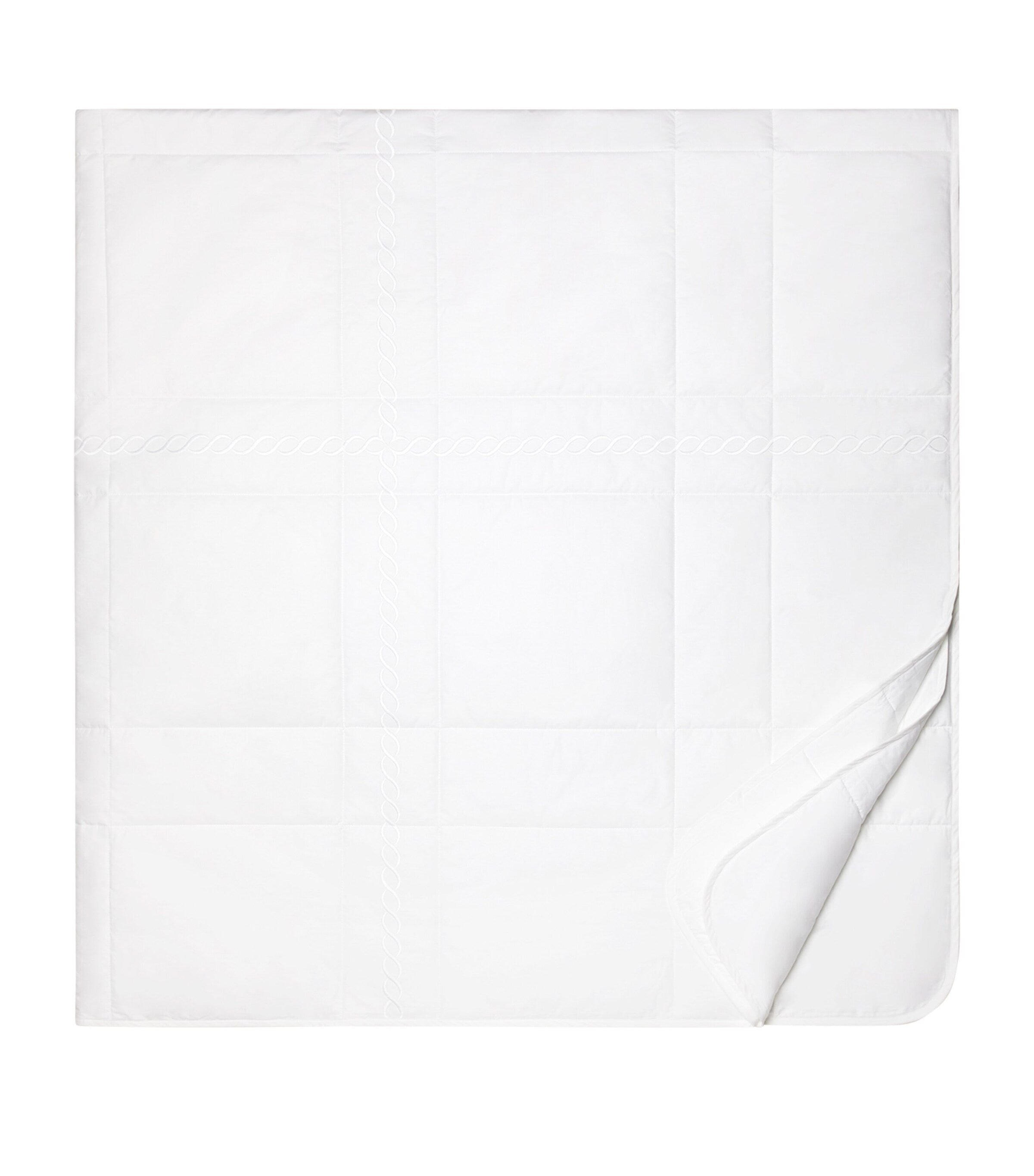 Pratesi Super King Bedspread 290cm x 260cm, imported from the UK