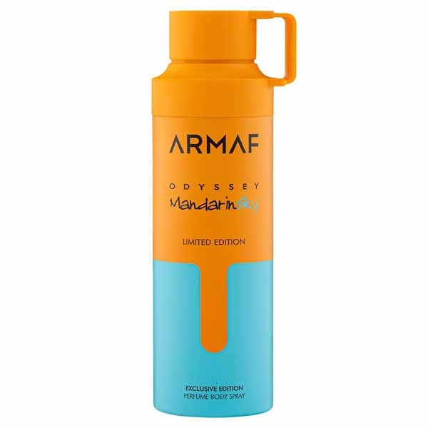 ARMAF Odyssey Mandarin Sky perfumed body spray 200ml, imported from the UK