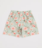 Olga Valentine floral board shorts for children 2-14 years, imported from the UK