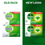 Dettol Original antibacterial soap bar 2 x 100g - British product