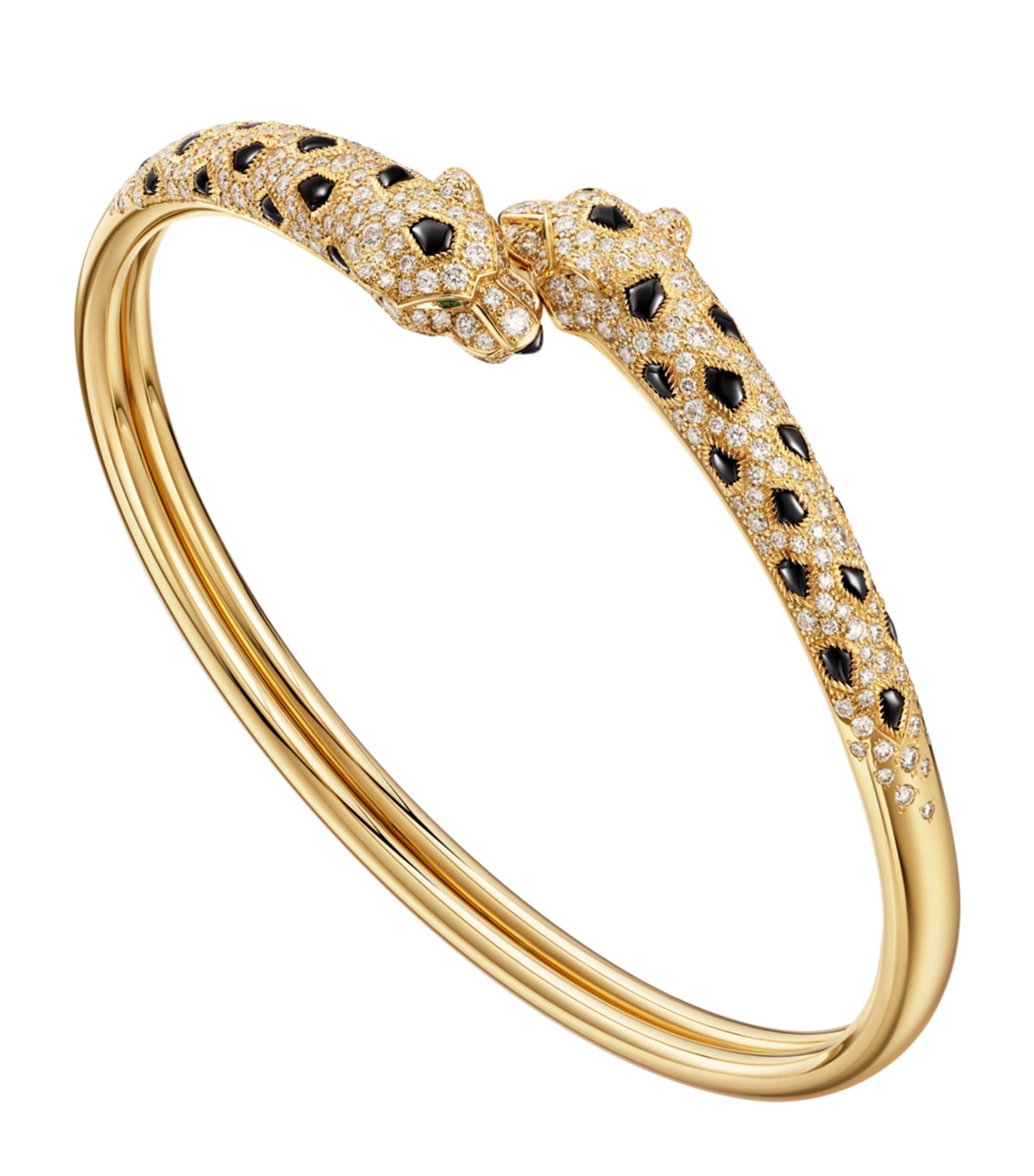 Cartier Panthère de Cartier bracelet in yellow gold with diamonds - British product
