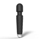 Loving Joy 20 Function Wand Vibrator Black, imported from the UK