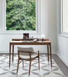 Porada Saffo Walnut Desk, imported from the UK