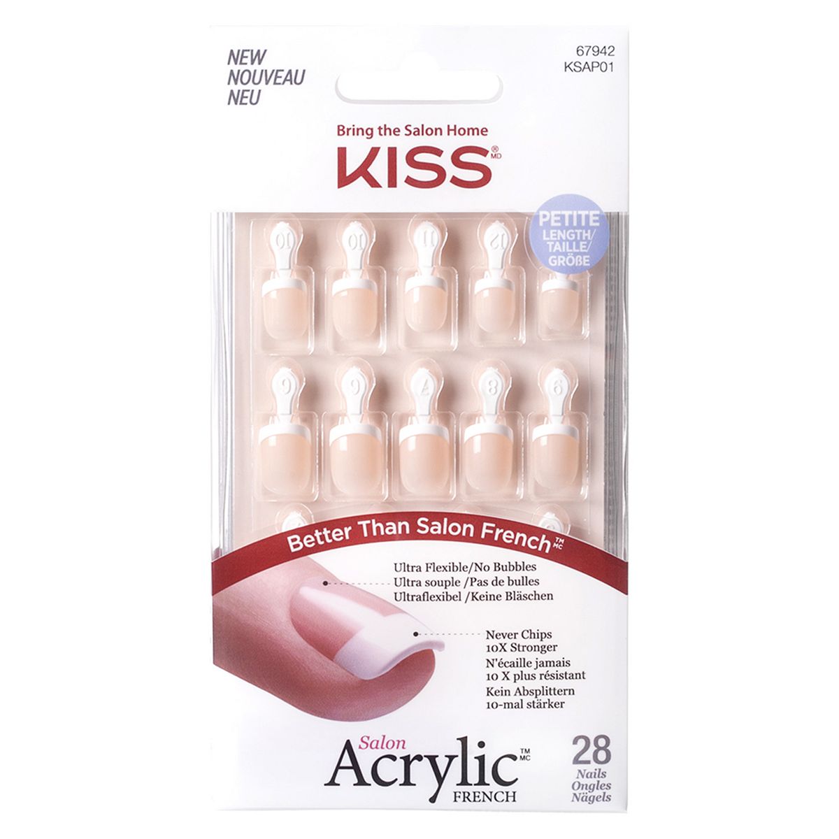 Kiss Salon Acrylic French Nail Kit - Crush Hour GOODS Boots   